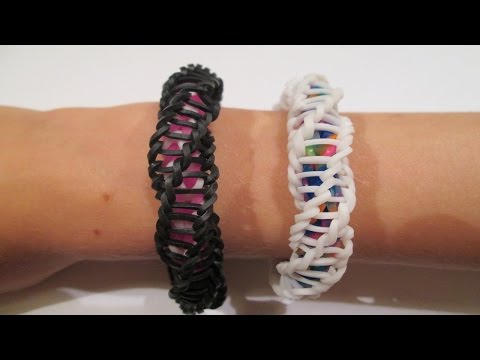 Rainbow Loom - Spirilla Bracelet (Variation of the "Frozen" bracelet by rainbow loom)