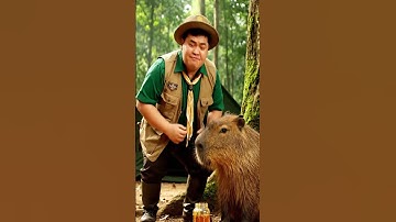 Huy sói ăn vụng mật ong của Capybara và cái kết #capybara