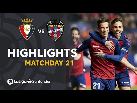 Osasuna Levante Goals And Highlights