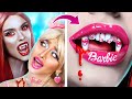 How to Become a Vampire! Makeover from Barbie to Vampire!