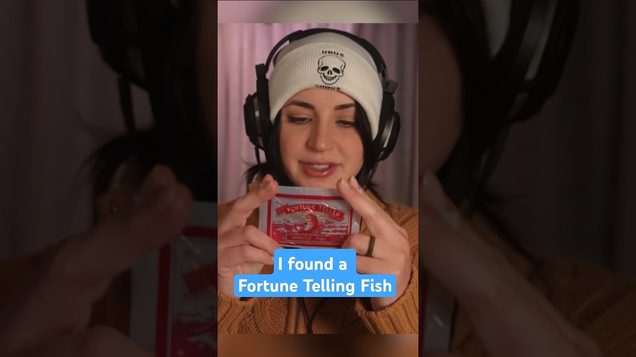I found a fortune telling fish - ASMR #asmr #shorts
