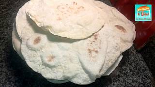 طريقة العيش الفلاحى فى البيت  خطوة بخطوة - Step by step rural bread method at home