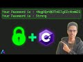 Make a Password Generator in C# (Step by Step)