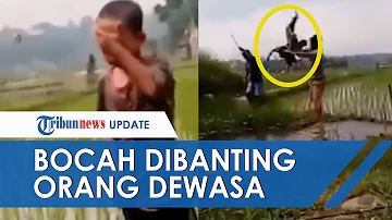 VIRAL VIDEO Bocah Laki-laki Dibanting dan Dibuang ke Kubangan Air di Bogor, Pelaku Tertawa Cekikikan