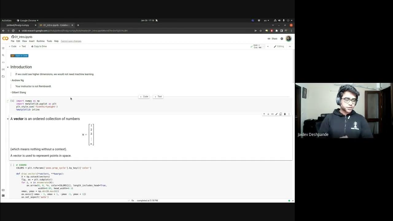 Linear Algebra with NumPy - YouTube