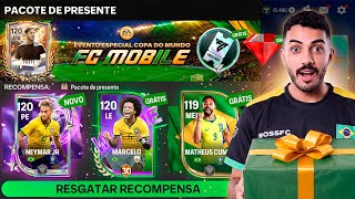 TEM BR GRÁTIS! 😱 10 PRESENTES pra RESGATAR HOJE no FC MOB...