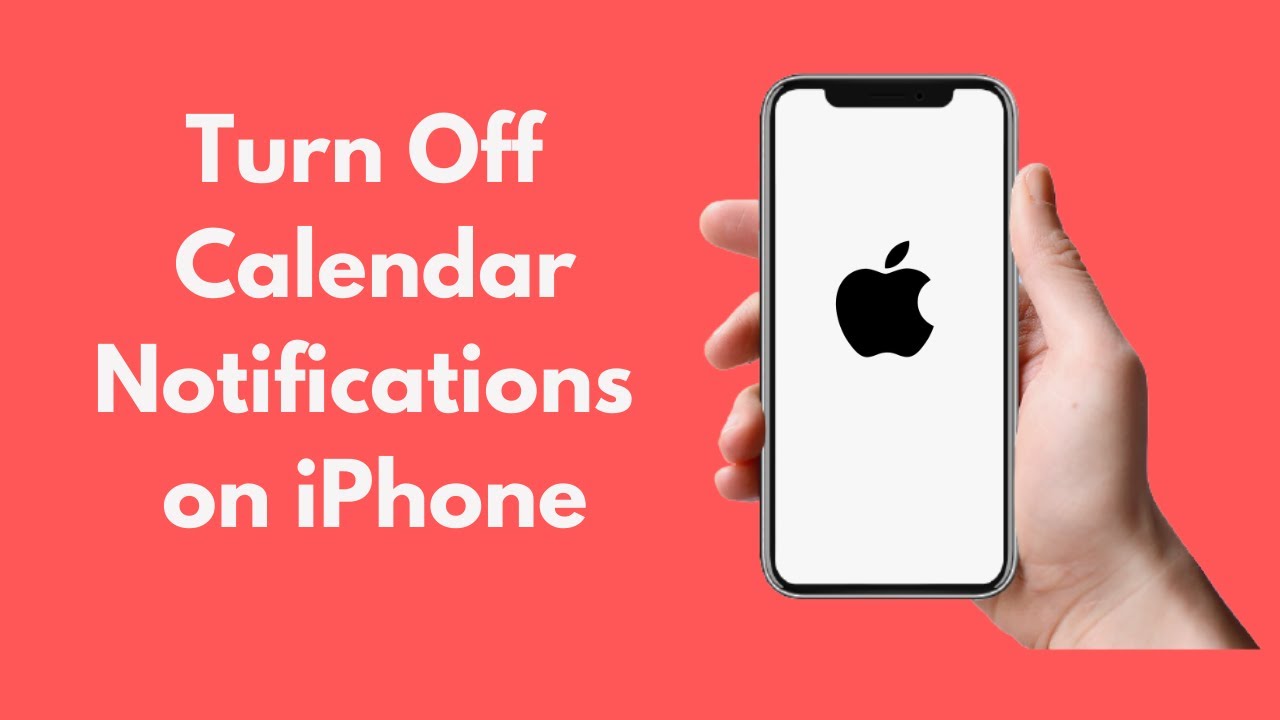 How to Turn Off Calendar Notifications on iPhone (2021) YouTube