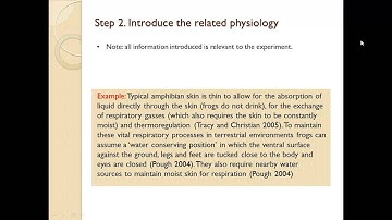 TEP025 Writing the introduction of your laboratory report