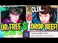 Clix *ACTS COCKY* Accepting Bugha Wager Challenge! Ex Best Friends Turned ENEMIES from Fortnite!