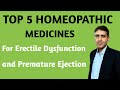 Top 5 homeopathic medicine  sexual disorders  erectile dysfunction  premature ejection  ed cure