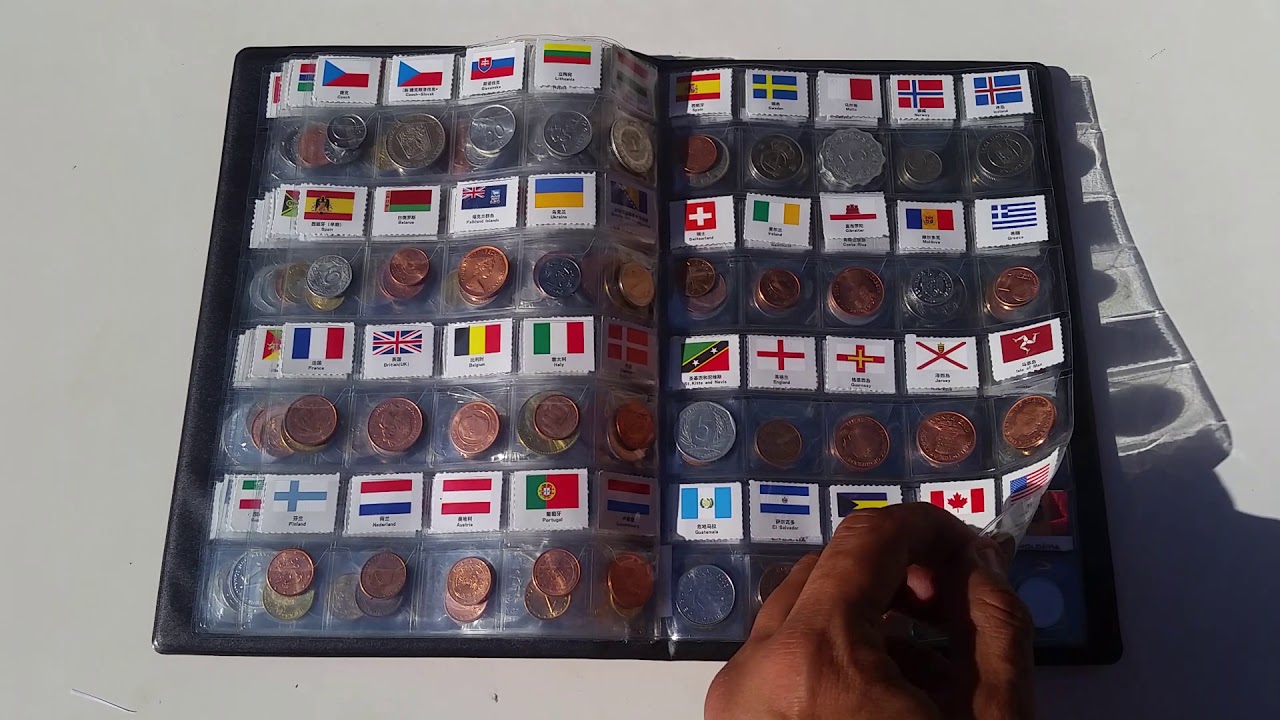 Álbum de moedas do mundo - Coleção 2019