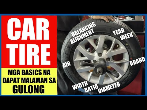 MGA BASICS NA DAPAT MALAMAN SA GULONG | CAR TIRE 101