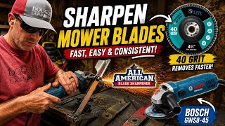     How to Sharpen Mower Blades with the All American Blade Sharpener (Fast & Easy)