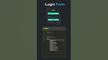 🤩😀CREATE Your Own Beautiful LOGIN FORM With HTML and CSS! #onlinecoding #cssanimation