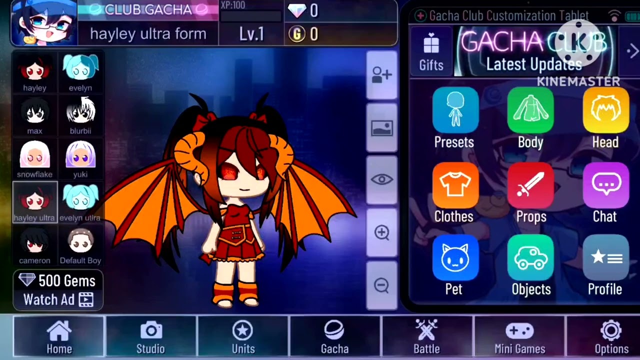 Tutorial how to make me and evelyn ultra form