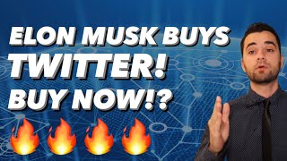 Elon Musk BUYS Twitter FOR $45B! Buy Now!? 🚀🚀