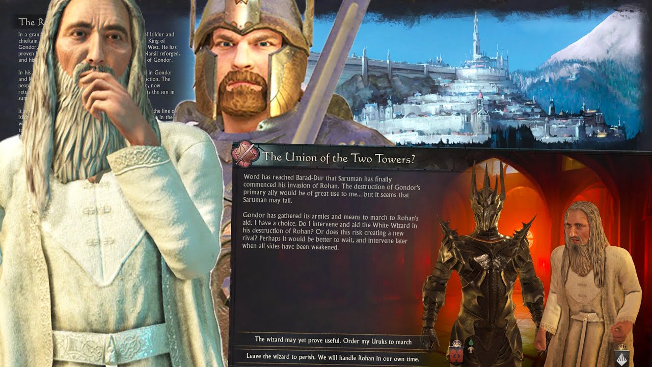 The union of the two towers lotr youtube