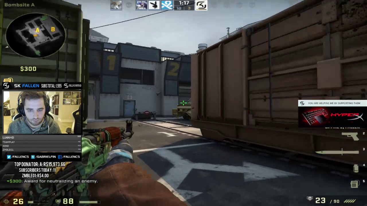 gafallen - SK.FalleN jogando RANKS (PT-BR/EN) - Twitch Highlights [22/5 ...