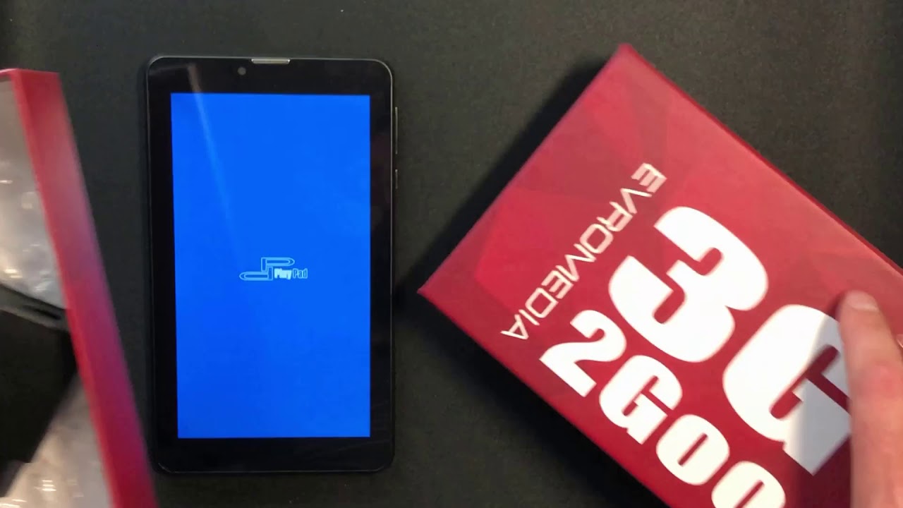 Распаковка EvroMedia PLAY PAD 3G 2Goo