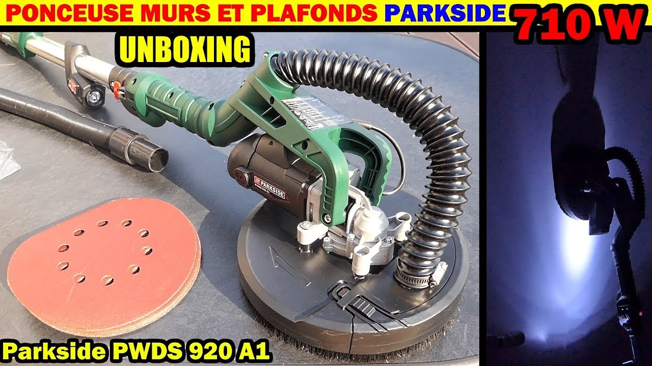 ponceuse murs et plafonds PARKSIDE SCHEPPACH LIDL PWDS 920