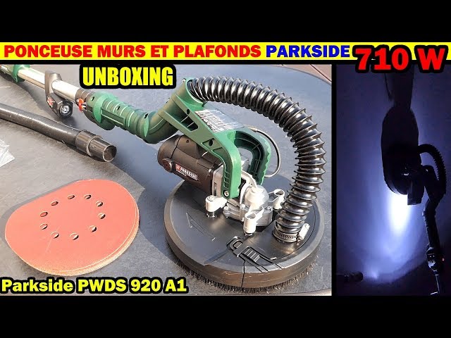 Ponceuse Murs Et Plafonds Parkside Scheppach Lidl Pwds 920 A1 Girafe Deballage Unboxing Youtube