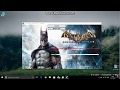 How to install the Batman Arkham Asylum on pc Simple 