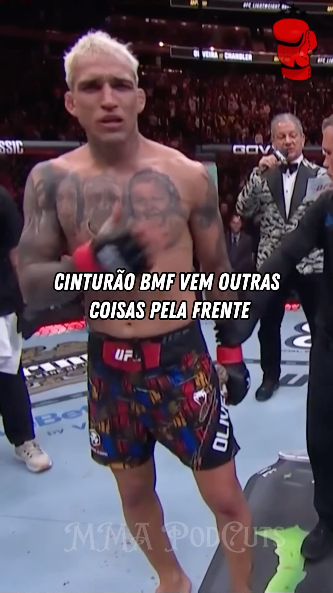 CHARLES OLIVEIRA VAI DISPUTAR CINTURÃO BMF #mma #luta #boxe #ufc #shortsfeed #brasil #foryou