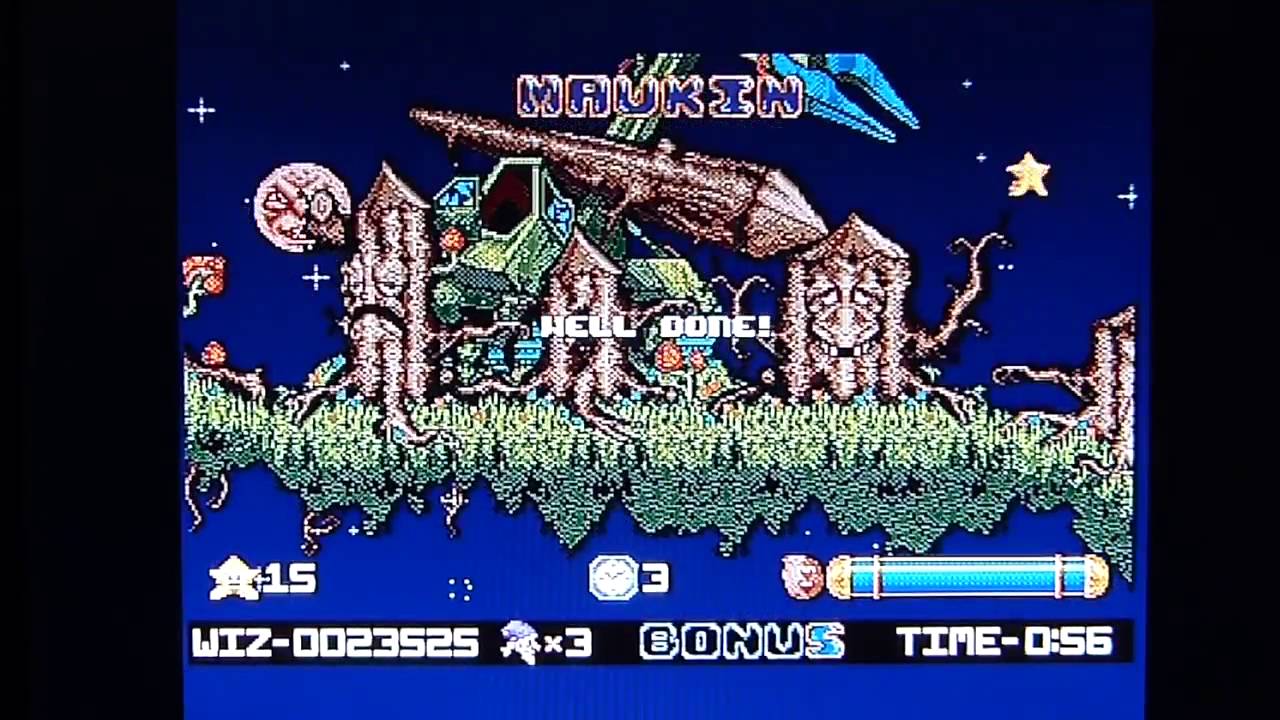 Wiz 'N Liz gameplay on the Megadrive