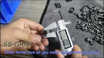 Small ferrite core air gap water type rubbing mulling milling grinding machine (SS-GR03)