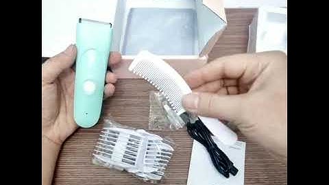 Tông Đơ Cắt Tóc Trẻ Em CHIBÉ Sạc Usb Chống Nước Kèm Phụ Kiện Tiện Dụng