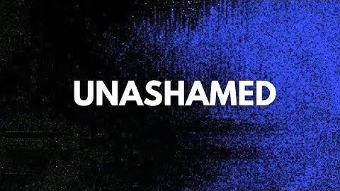 Unashamed Generation - Unashamed (Lyrics Video)