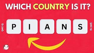 Can you Guess the Country 🧐? Country Quiz I Word Puzzle