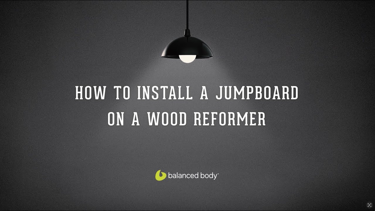 How to Install a Jumpboard on a Wood Reformer | BB Garage