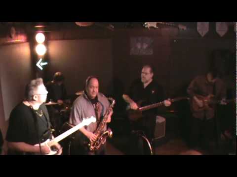 Dennis "automatic" Higgins burnin the guitar with VooDoo Church at Daleys