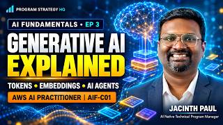 Generative AI Explained Tokens, Embeddings and Foundation Models |  AWS AI Practitioner Part 3