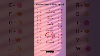 🍂🏵️..Choose Your &amp; Their Initial #love #status #shorts #fyp #name #viral #relationship