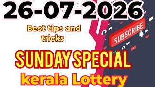 07/26/2026 Kerala Lottery Guessing Kerala Lottery Prediction Today 07/26/2026 Sunday 4 Digit Gues...