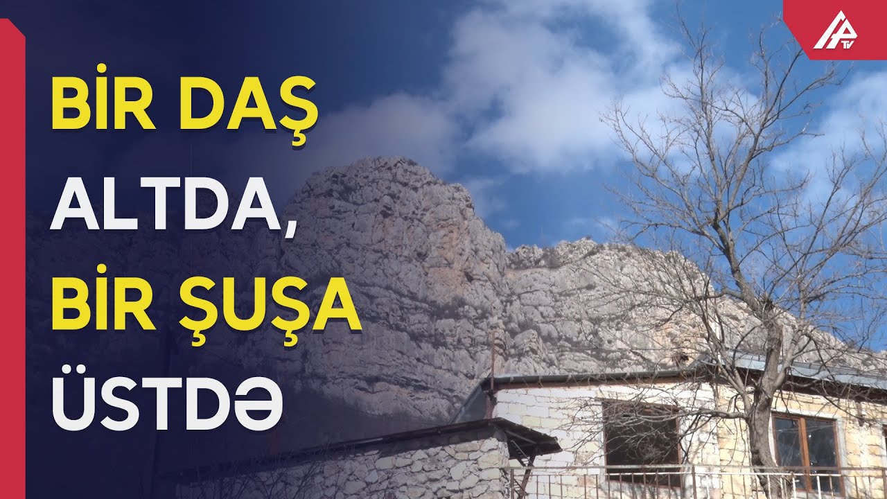 Şuşa qayalıqlarından bir erməni baxırdı