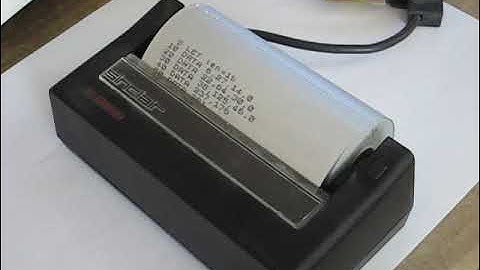 ZX Spectrum USSR clone Delta-C connected with original ZX Printer