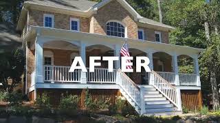 Before / Afters of Front Porch Additions