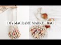How To: DIY Macrame Market Bag [Easy]