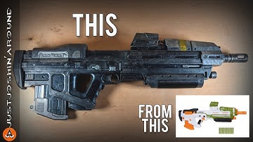 Halo Infinite Assault Rifle Nerf Gun Customization // Just Joshin