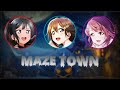 A&bull;ZU&bull;NA- Maze Town [ROM/KAN/ENG] [FULL] Color Coded Lyrics