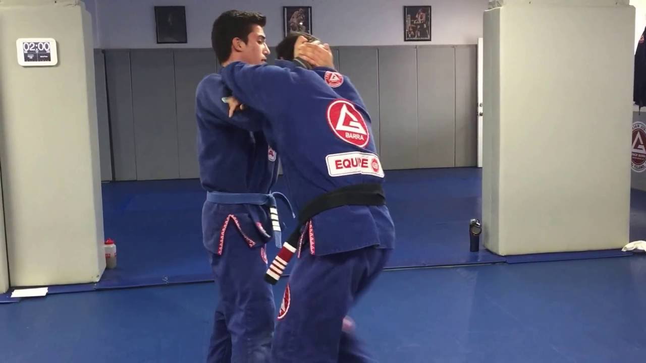 Gracie Barra Long Island Armbar from Thai Clinch YouTube