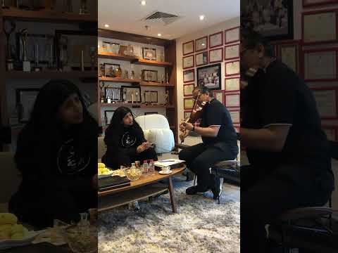 الفنان نوري الجبوري وجلسة بروڤة مع المغنية اروى السعودية