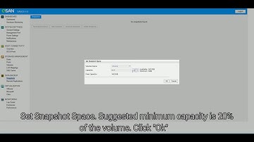 QSAN SAN Tutorial - Set up and Schedule Snapshots Properly on XCubeSAN