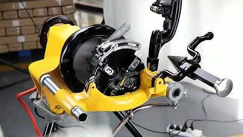 Operation of SQ50D Pipe Threading Machine