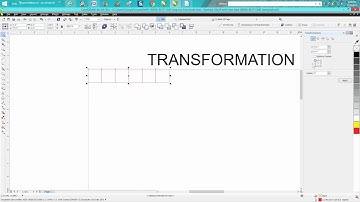 Corel Draw Tips & Tricks Transformation Docker PART 6