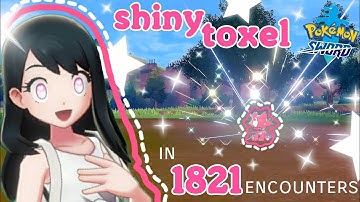 ♡ SHINY TOXEL in 1821 ENCOUNTERS! (Pokemon Sword) ♡