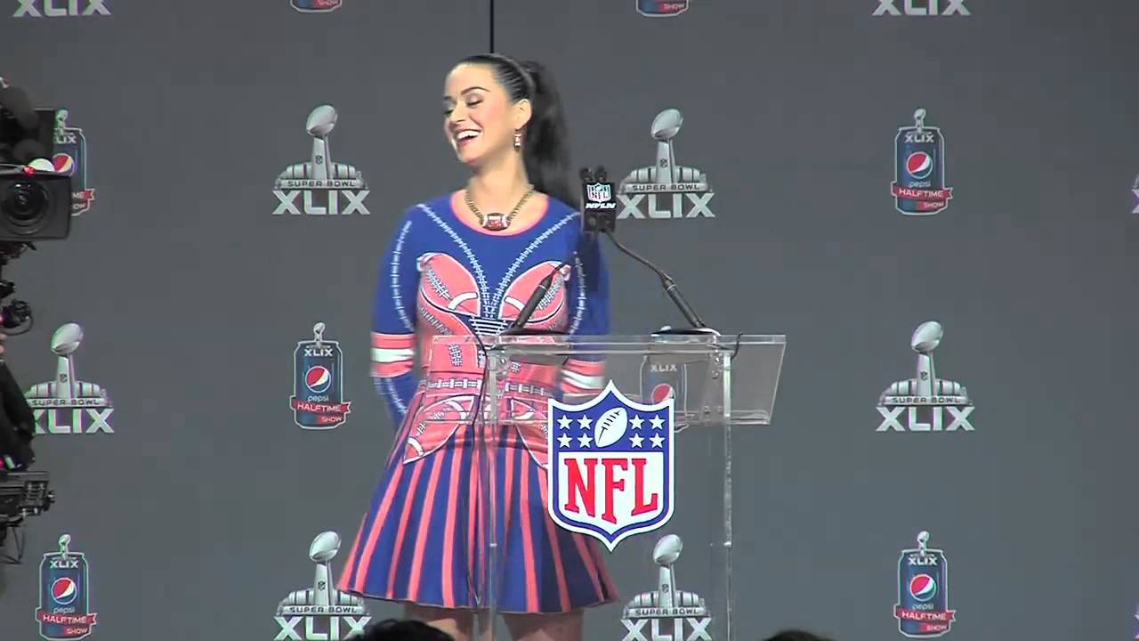 ⁣Katy Perry Super Bowl XLIX Pepsi Half-Time Show Press Conference